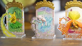 Pokemon Swing Vignette and Stained Glass Collection | Re-Ment ポケモン リーメント