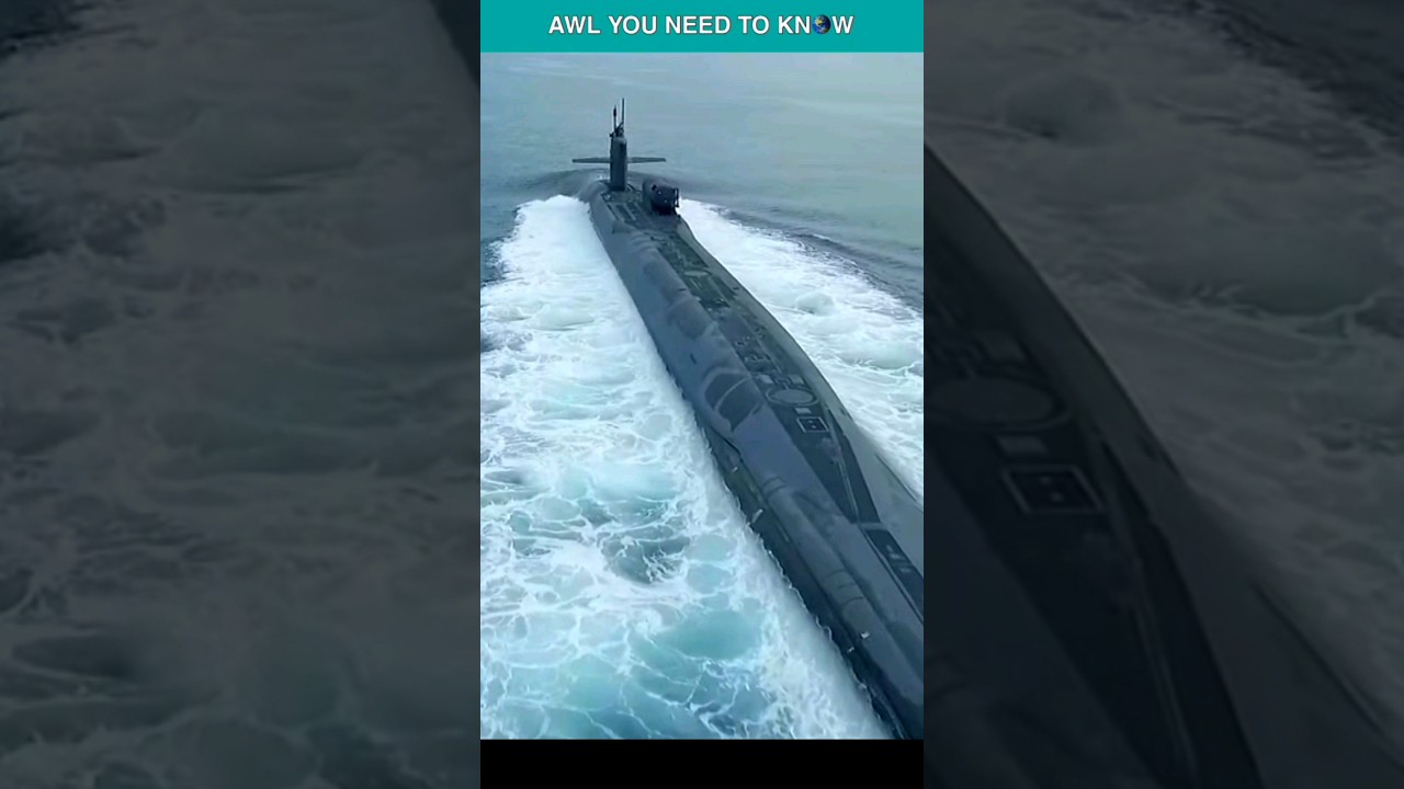When U.S. Navy Surfaced 3 Ohio Submarines At The Same Time In Asia #shorts