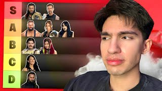 i made a tier list… Ranking WWE SUPERSTARS!