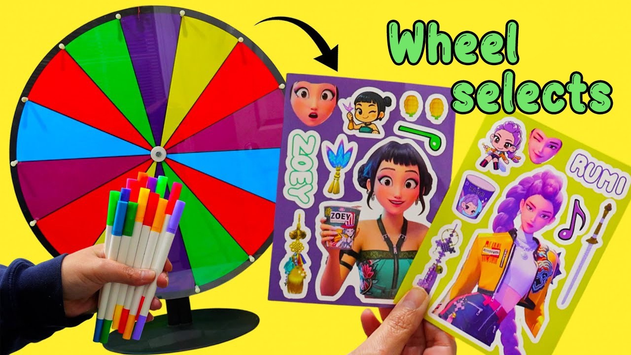 Цветовой круг K-pop «Охотники на демонов» выбирает виды деятельности