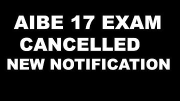AIBE 17 EXAM CANCELLED NEW NOTIFICATION (08/07/2023) AIBE17 RECHECKING RESULT