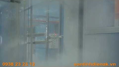 Quá trình hoạt động của buồng phun sơn tĩnh điện