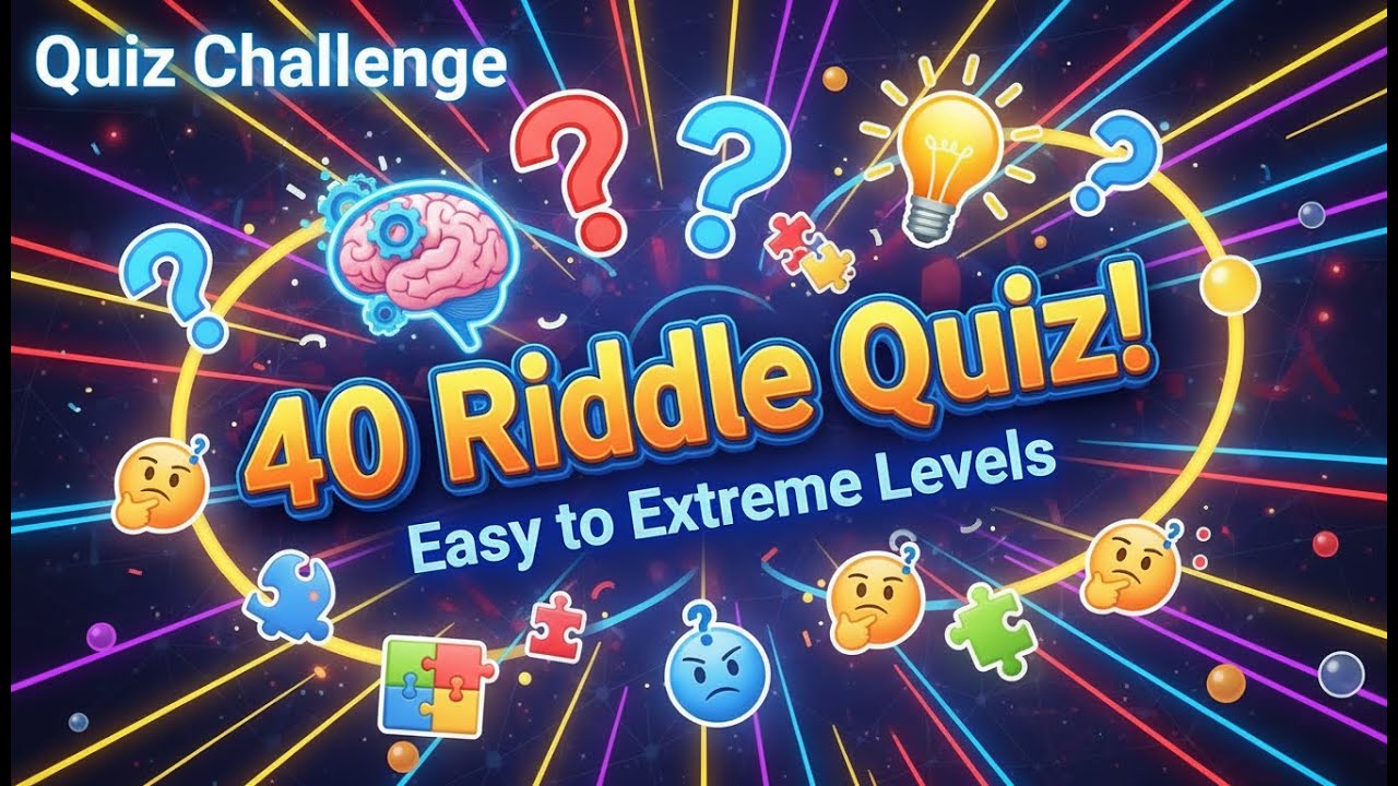40 Essential Riddles Every Puzzle Enthusiast Needs to Know - YouTube