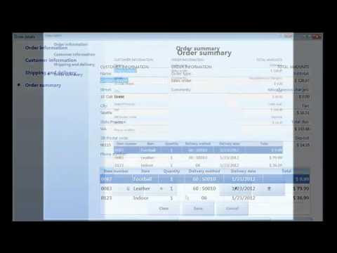 Microsoft Dynamics AX 2012 for Retail - Special Orders - YouTube