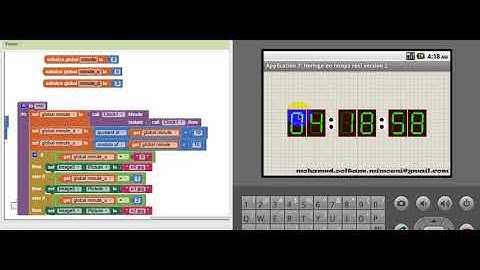 Clock 2, mit app inventor