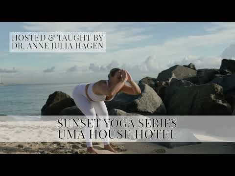 Sunset Rooftop Yoga at Uma House Hotel w/ Dr. Anne Julia Hagen