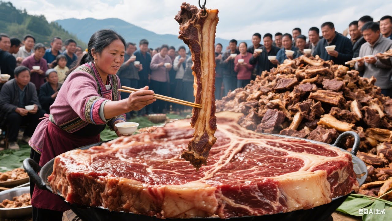 云南保山牛扒烀，黄牛肉足足炖够5小时，只卖50元一斤香迷糊了#麦总去哪吃