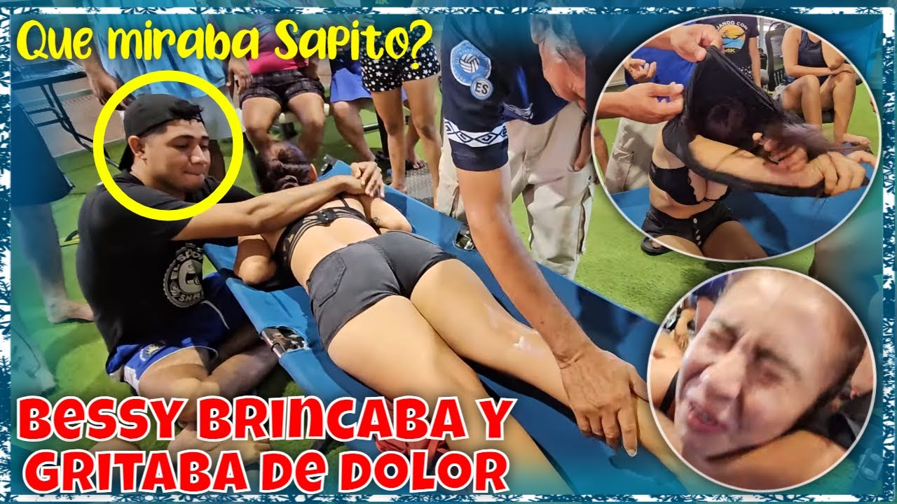 Bessy no querían que le sacarán el estres y miren como termino gritando y retociendose.