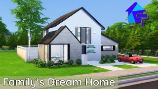 Familys Dream Home | Sims 4 Dream Home Decorator | Sims 4 Speed Build | No CC @SimsEclaire