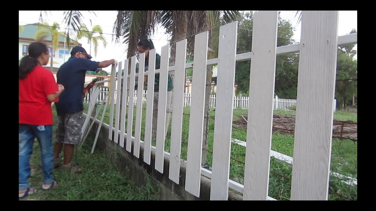 ทำรั้วแบบง่าย (2)   my DIY fence(2)