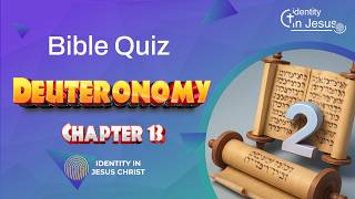 Deuteronomy Chap 13 Quiz