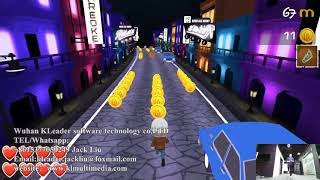 Interactive projectors wall games Kinect sport game human body Induction with games 3D AR game