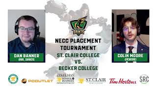 Becker College vs. St. Clair College - NECC Overwatch Placement Tournament