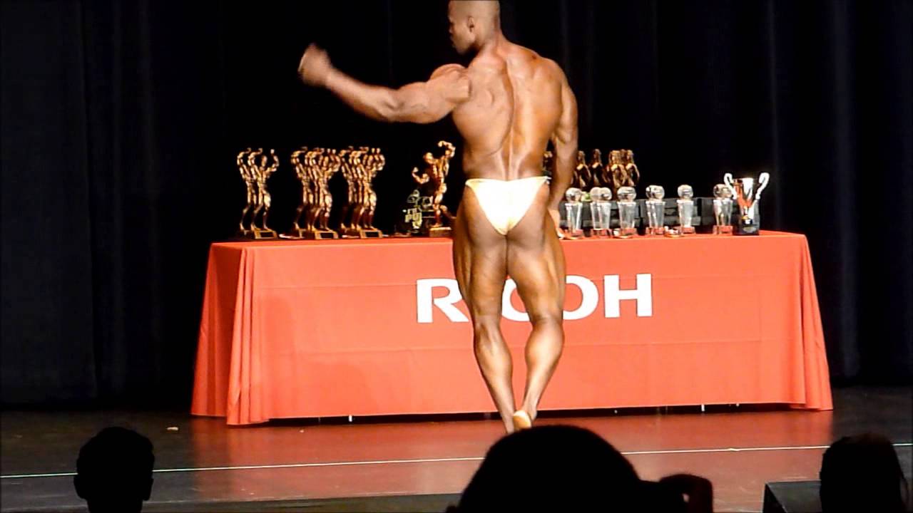 NGA Pro Natural Bodybuilder Ray Clark Posing Routine