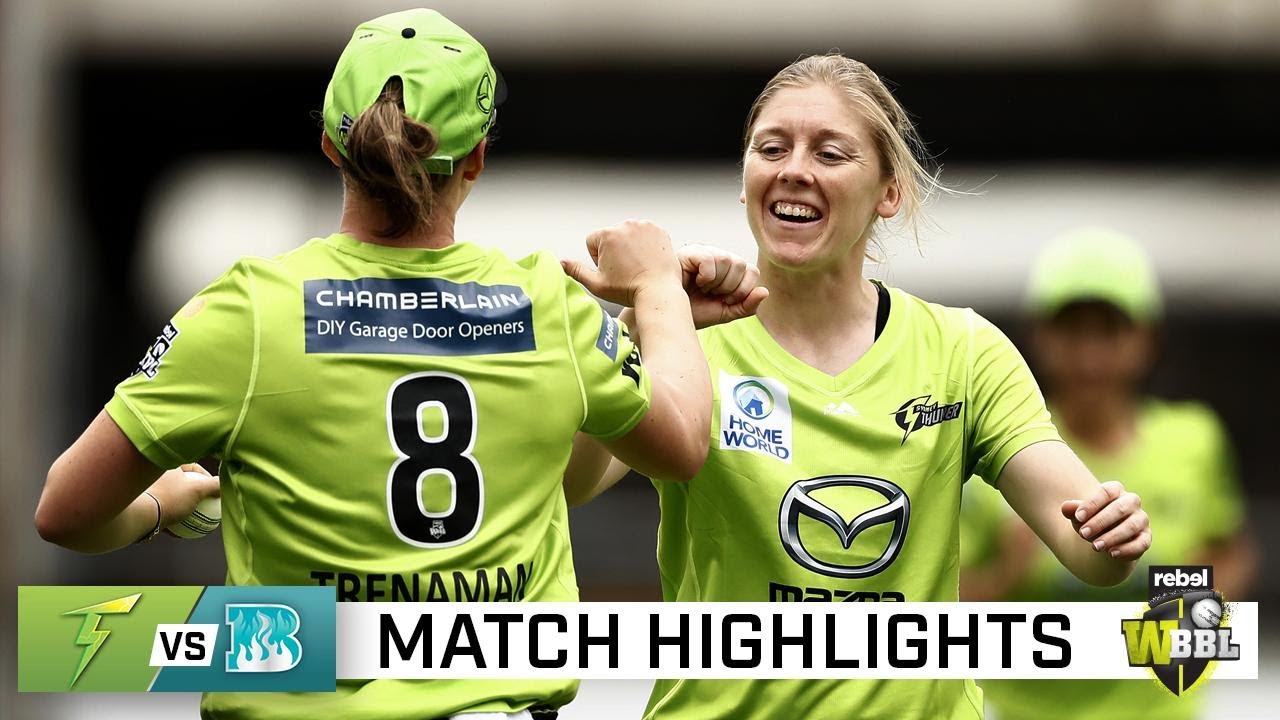 Thunder spin overcomes rain, and reigning champs  | Rebel WBBL|06