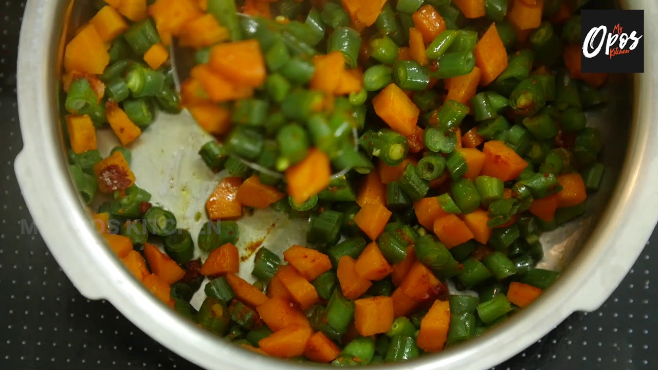 OPOS Beans Poriyal - By Mrs. Uma Ramachandran | My OPOS Kitchen