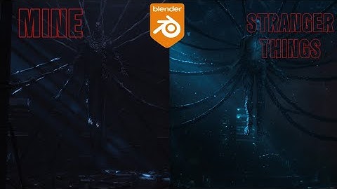 i remade stranger things vfx in blender #blender#vfx #3danimation #strangerthings#filmmaking