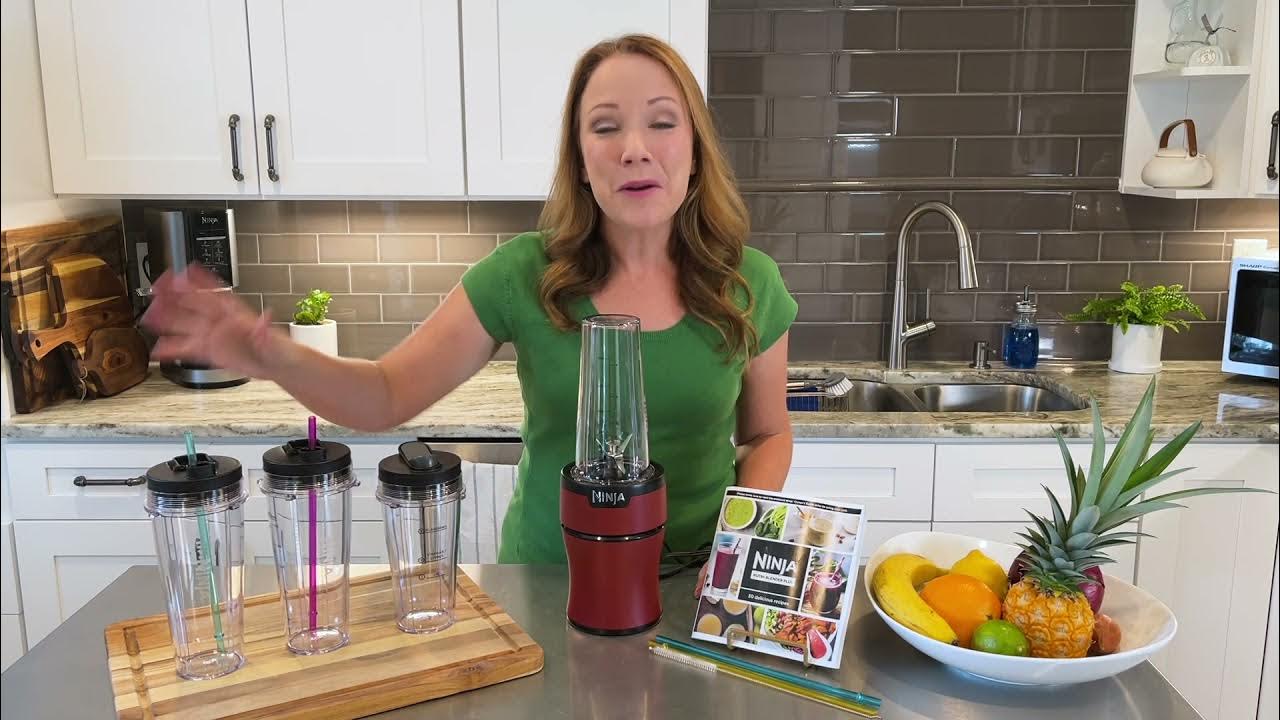 HSN Ninja Nutri-Blender Plus 900-Watt Personal Blender Bundle Unboxing +  First use 