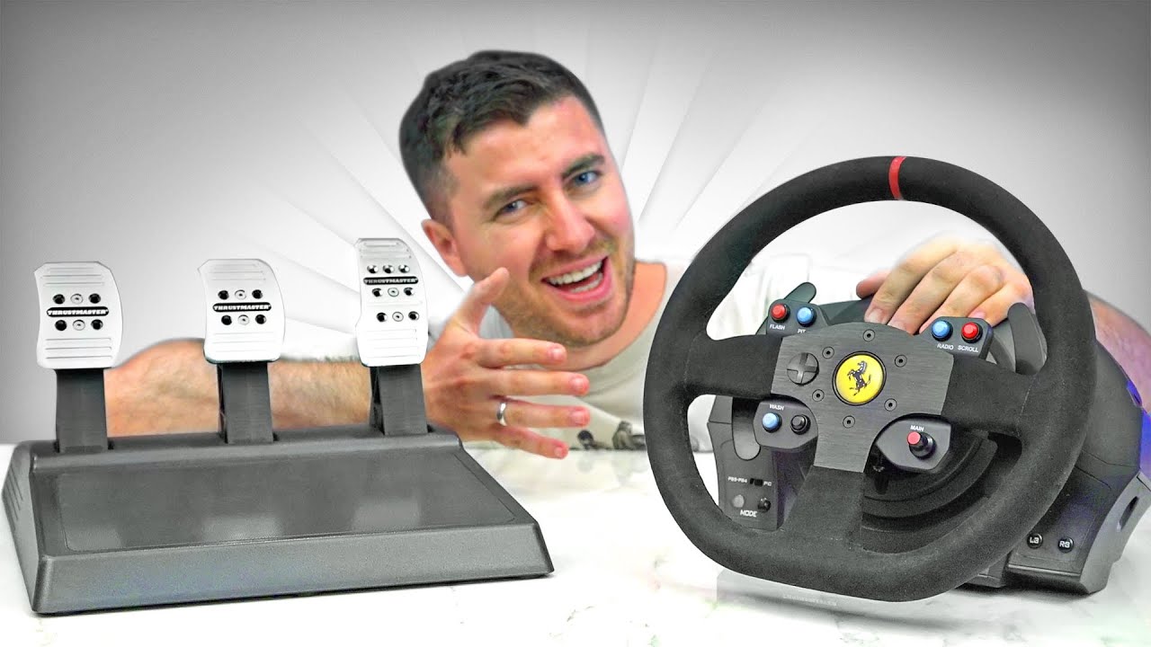 Настройка педалей thrustmaster t300rs ferrari alcantara