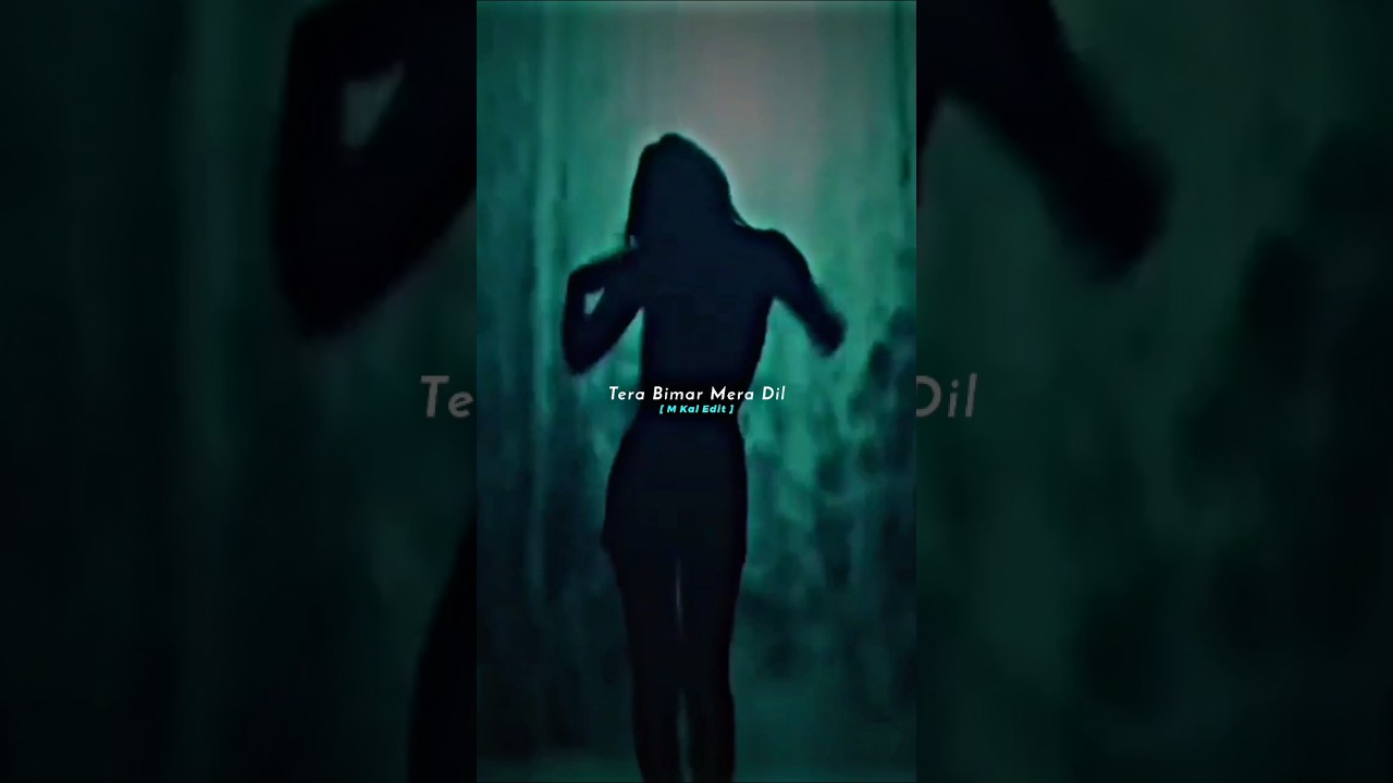 Tera bimar mera dil ❤️‍🩹 ~ Lyrics Status || Aesthetic Song Status || 