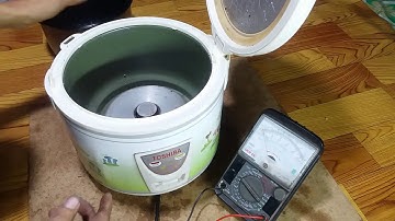 Hướng dẩn sửa nồi cơm điện cực dể  Instructions to fix the rice cooker(kênh sáng tạo Đ&C)