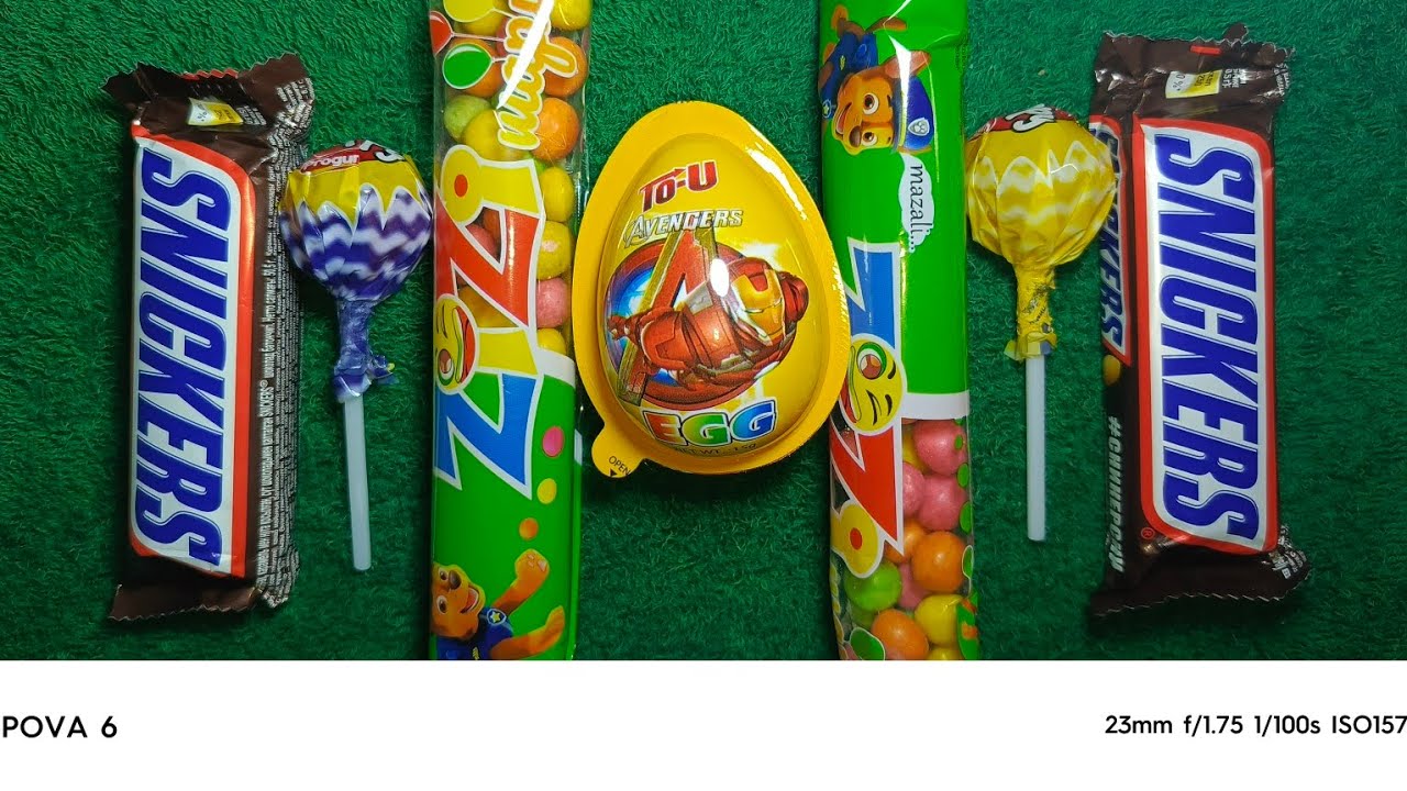 Sweets Candy ASMR Satisfying Video ASMR Lollipops, Candy and Chocolate, Gummy Candy Cutting Video