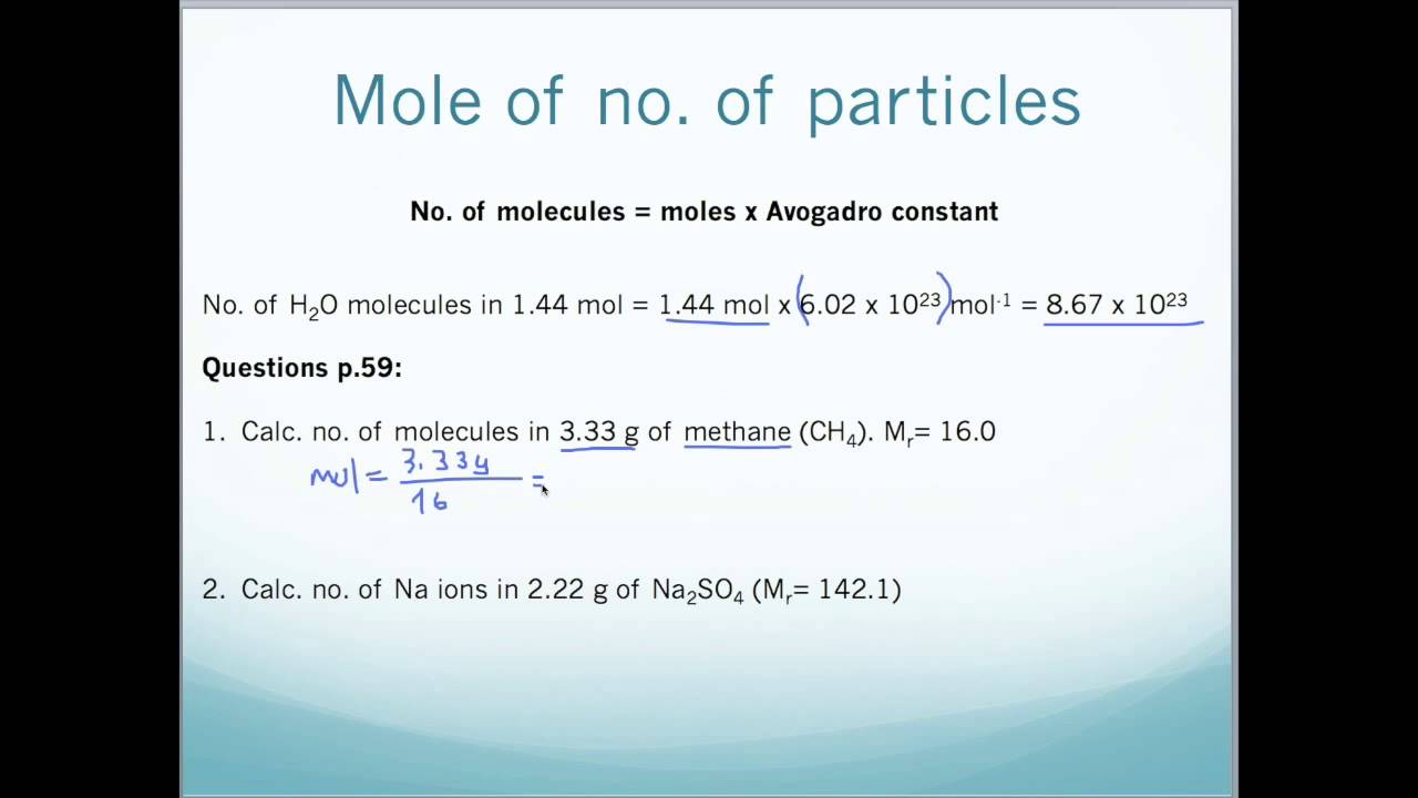 Edexcel Chemistry Unit 1 - Calculations - YouTube