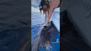 Catch &amp; Release of Jen’s first Sailfish 👏🏼