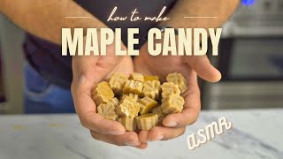 How to Make Maple Candy // ASMR Cooking & No Talking