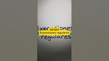 Para qué son las expresiones regulares (regex) #programacion #informatica #desarrollador #regex