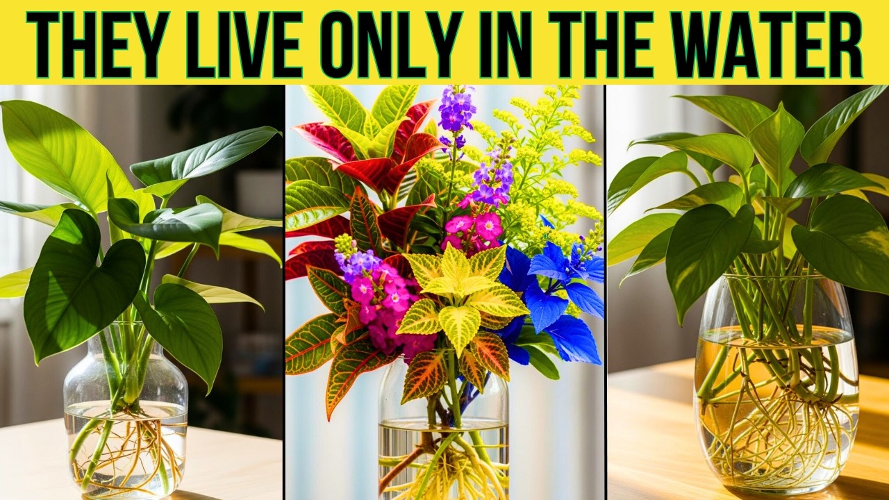 7 Best Indoor Plants That Grow Only in Water