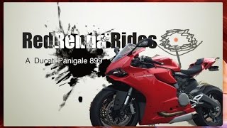 RedRennaRides a Ducati Panigale 899 (2013 onwards model)