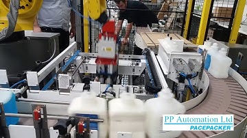 Pacepacker Robotic Case Loading System for Bottles