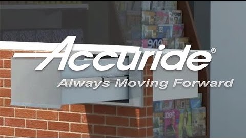 Accuride Model 0363 for Two-Way Travel - Wall Application