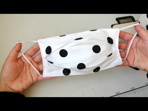 طريقة خياطة كمامة بكل سهولة  