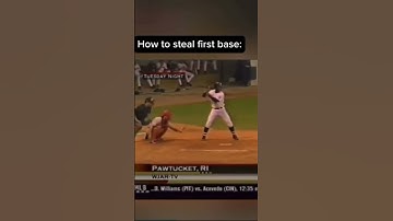 How to steal first base….