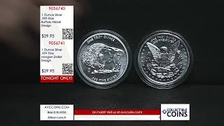 : 1 Ounce Silver - .999 Fine - Buffalo Nickel and Morgan Dollar Design