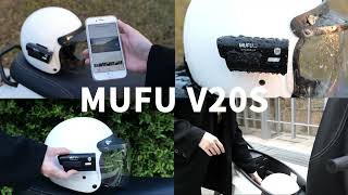 Mufu雙鏡頭記錄器V20S二頭機簡單好用