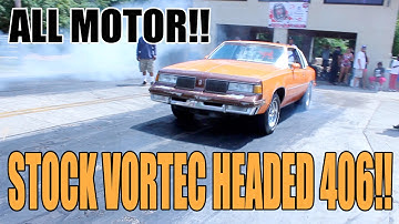 ALL MOTOR STOCK VORTEC HEADED 406 CUTLASS!!
