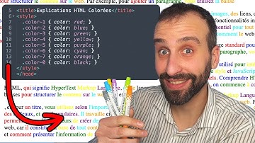 Comment changer la couleur du texte en HTML ? [Tutoriel débutant]