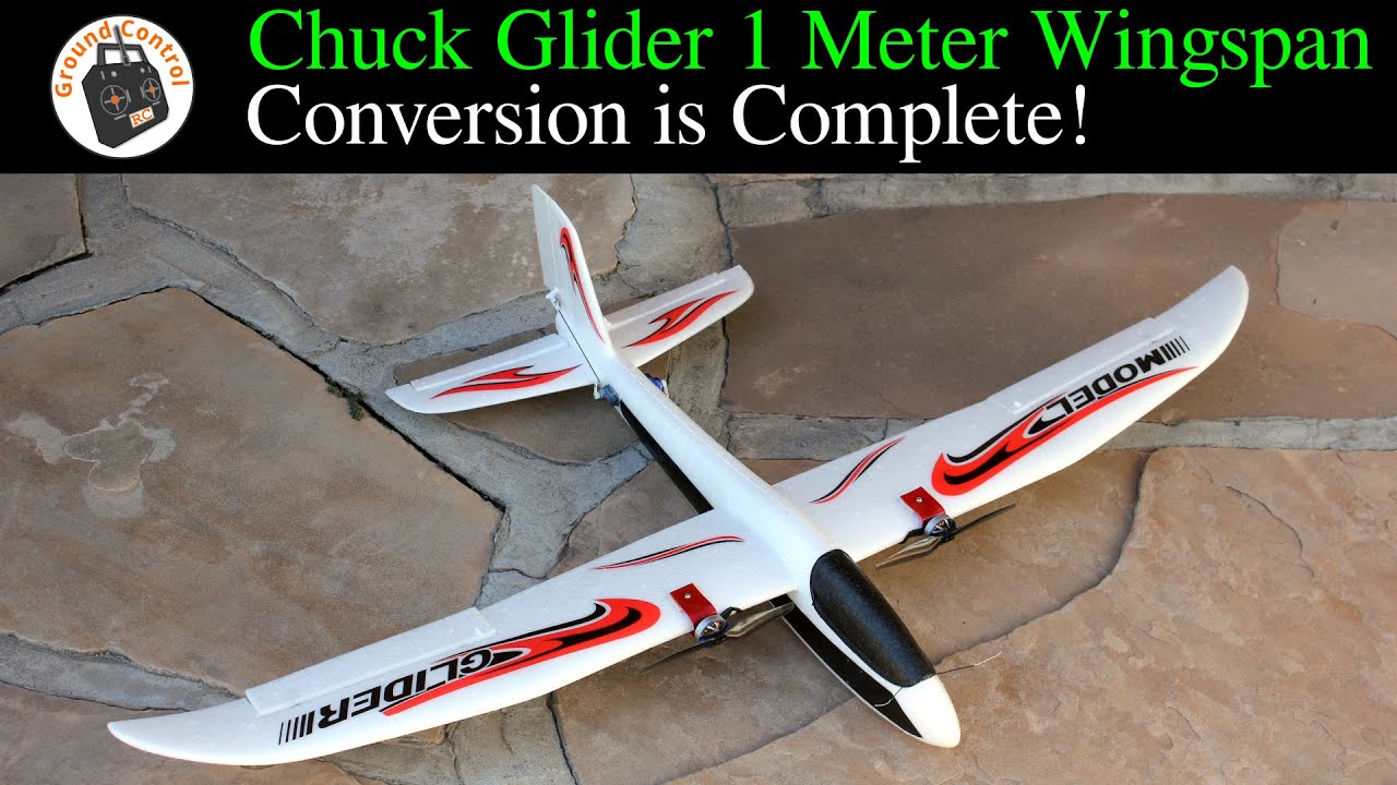 Issues & Changes on the Conversion - Chuck Glider 1 Meter Wingspan EPP ...