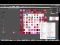 Illustrator CC  : Opening swatches libraries and using in another Illustrator file tutorial