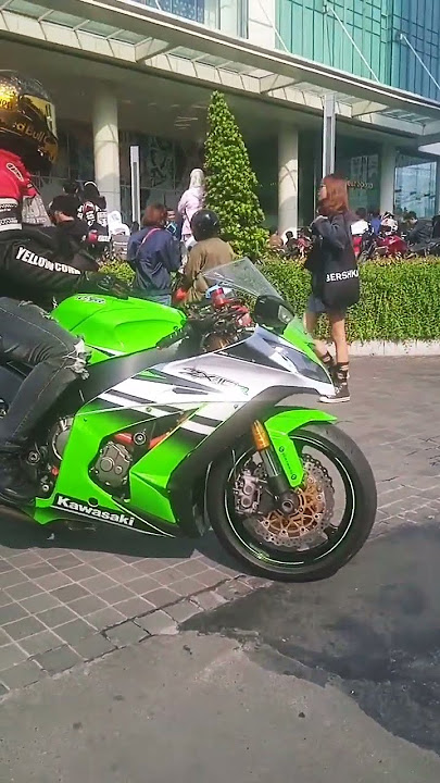 moge#zx10r NINJA HIJAU#shortsvideo