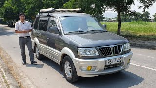(Đã bán) Xe 8 chỗ rộng rãi Mitsubishi Jolie 2004 turbo, đèn cột lốp treo