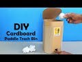 How to Make Cardboard Paddle Trash Bin DIY at Home - Dustbin Making at
Home