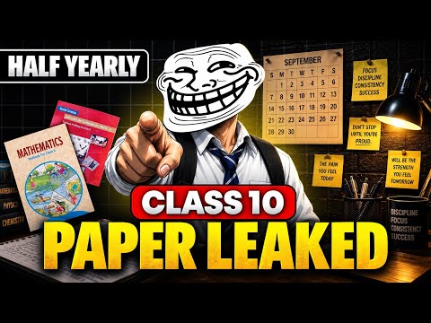 Class 10th : Half Yearly Paper LEAKED 💀| class 10 half yearly exam 2026 | imp. topics & Questions