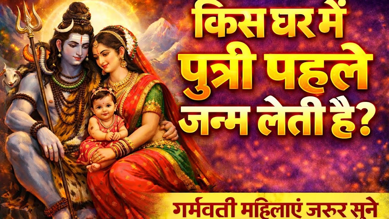 किस घर में पुत्री जन्म लेती है? गर्भवती महिलाए जरूर सुने 😳Shiv Parvati Samvad Spiritual Motivational