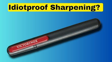 A knife sharpener for beginners?  Victorinox Dual Knife Sharpener. Idiotproof Sharpening? Part 1.