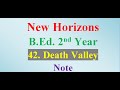 42 death valley new horizons  bed 2nd year note