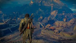 Middle-earth: Shadow of Mordor Brutal Stealth Kills No HUD Gameplay (Climbing the Ranks)